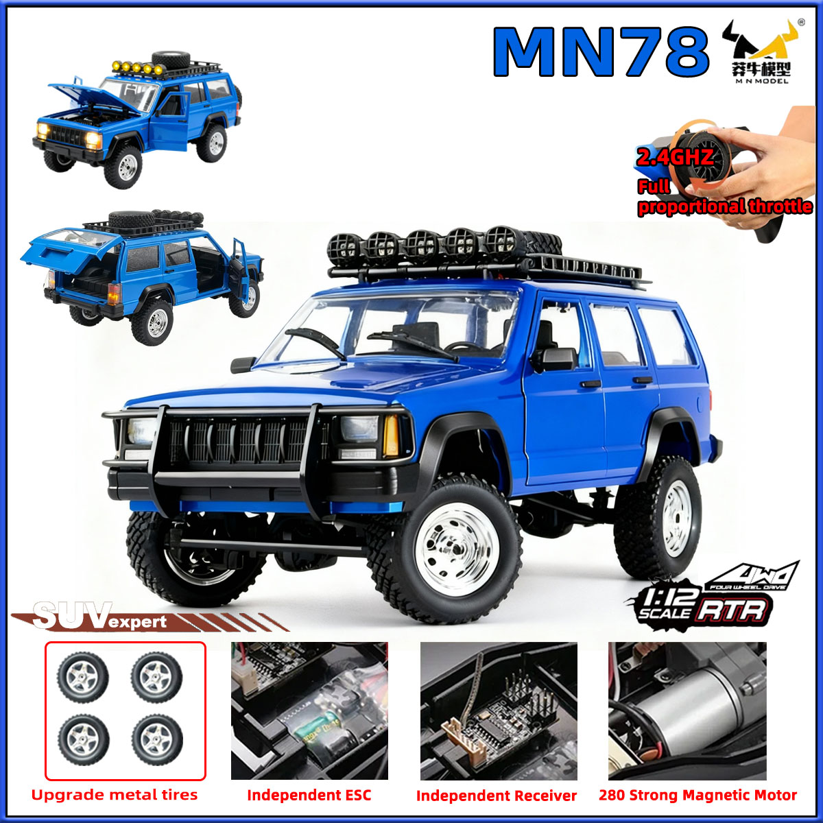Rc Hobby Track - 1:12 MN78 Full Scale MN Model