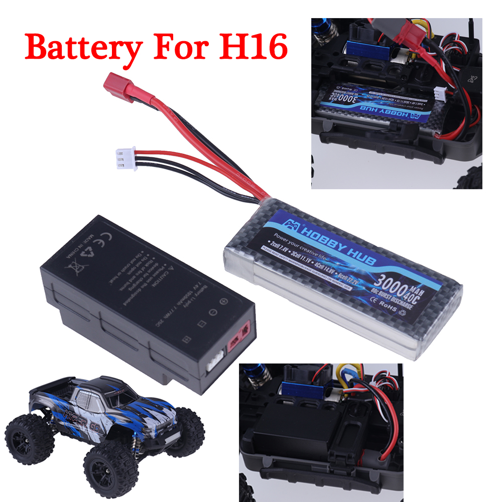 Rc Hobby Airplanes - 7.4V 1050mAh Original Battery For MJX