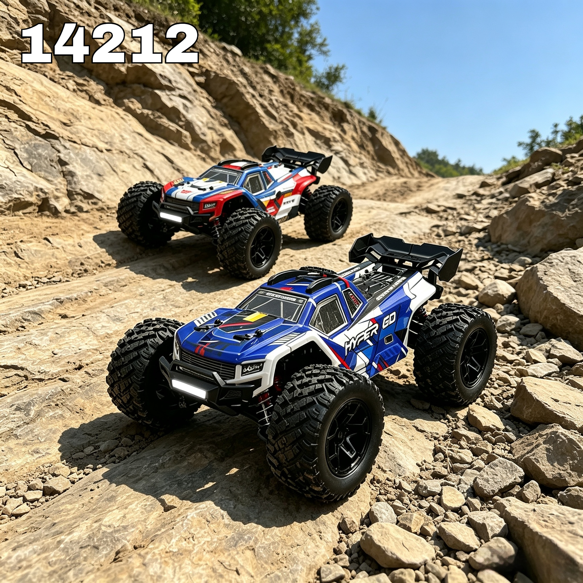 Rc Hobby Monster Truck - MJX New 1/14 14212 Brushless 4WD