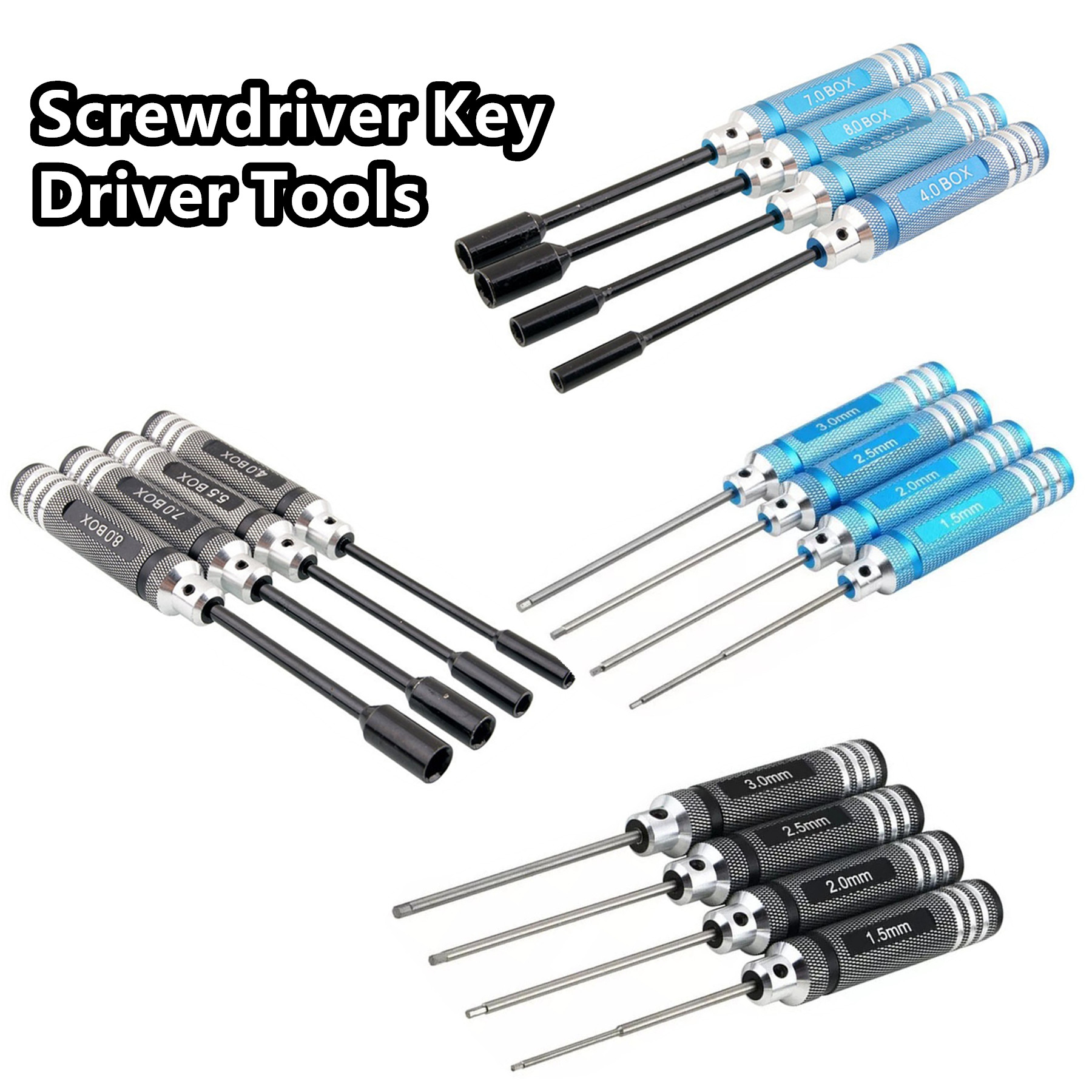 4Pcs Titanium Hex Screwdriver  - Rc Hobby Electric Screwdriver incelemesi ve fiyatı