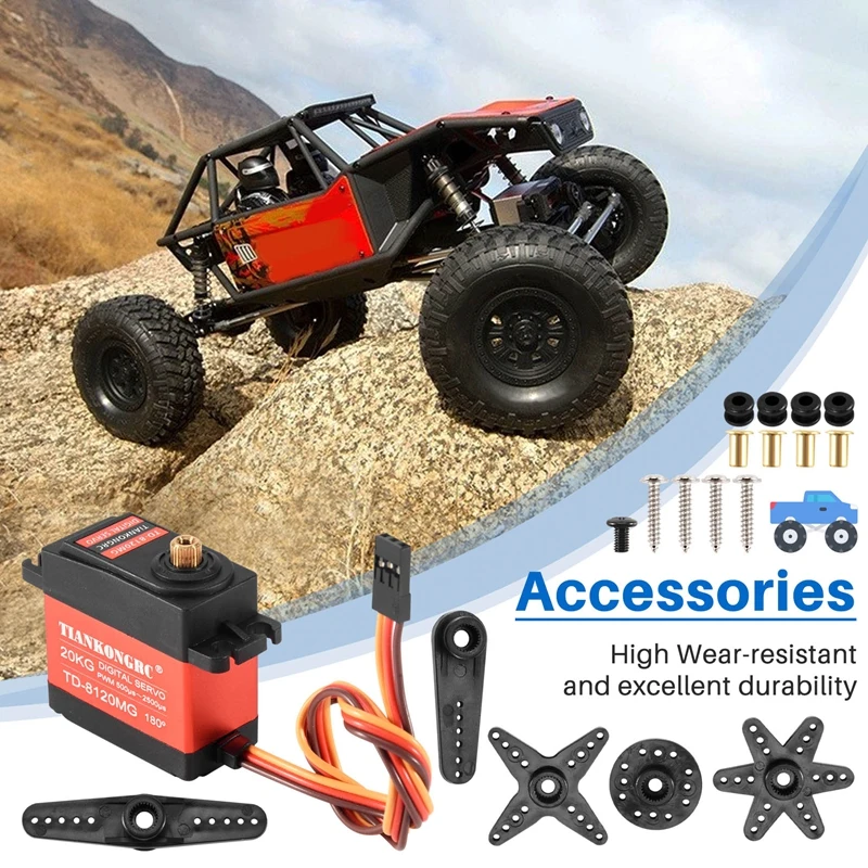 TD-8120MG Waterproof Metal Gea - Rc Hobby Products incelemesi ve fiyatı
