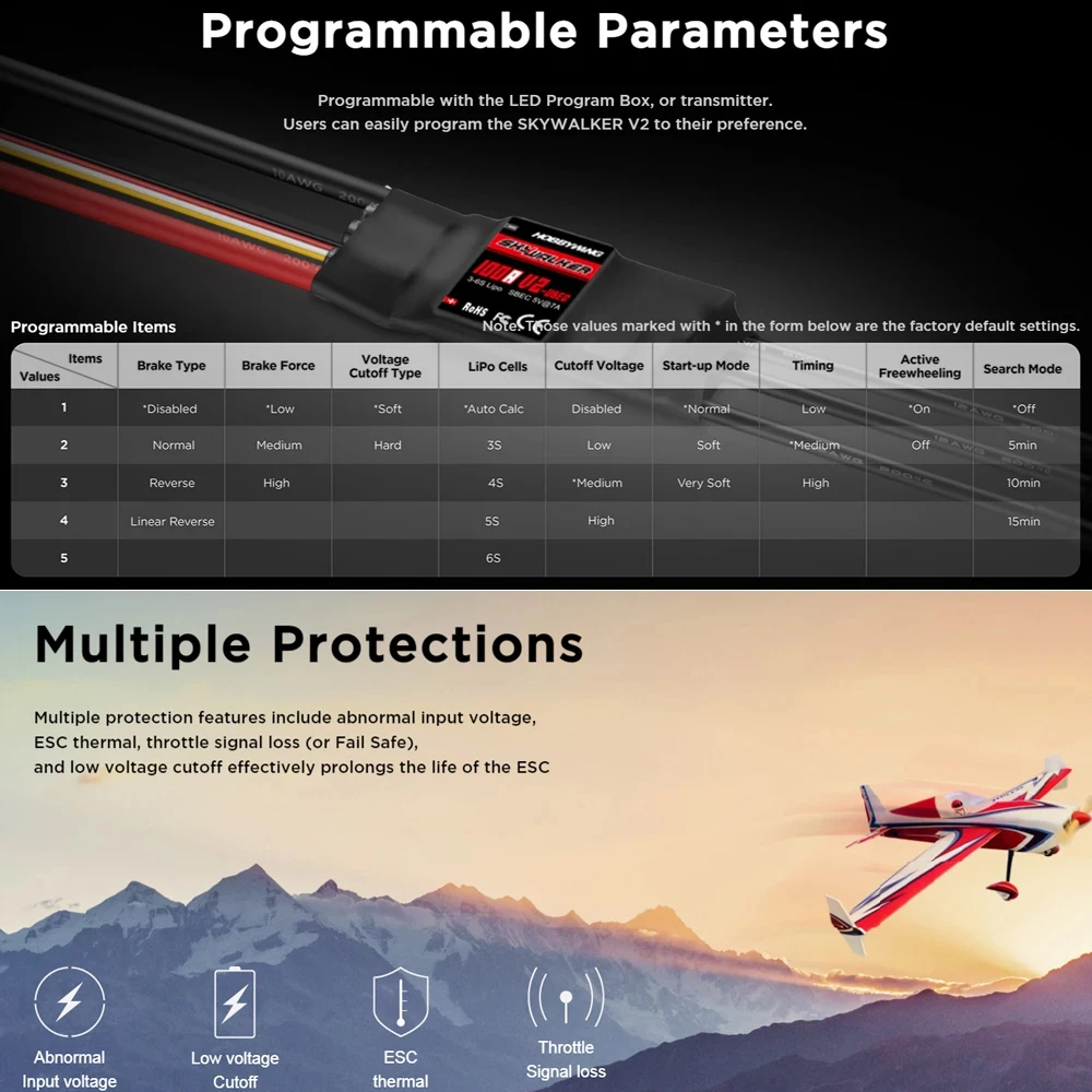 Hobbywing Skywalker V2 Brushle - Rc Hobby Grade Plane incelemesi ve fiyatı