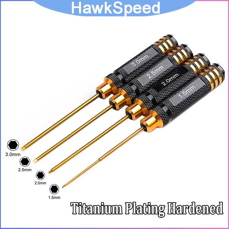 4PCS Titanium Plating Hex Scre - Rc Hobby Electric Screwdriver incelemesi ve fiyatı