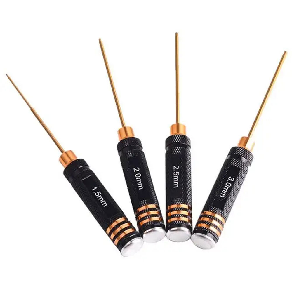4PCS Titanium Plating Hex Scre - Rc Hobby Electric Screwdriver incelemesi ve fiyatı