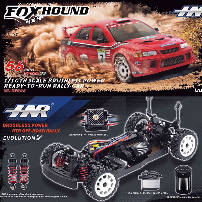 HNR H9804 FOXHOUND 1/10 Brushl - Rc Hobby Track incelemesi ve fiyatı