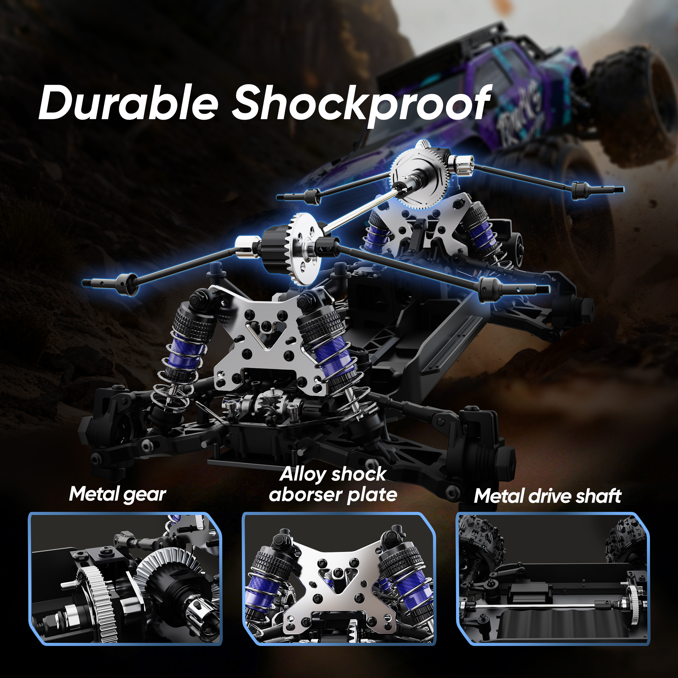 1/14 4x4 High Speed 80km/h RC  - Rc Hobby Monster Truck incelemesi ve fiyatı
