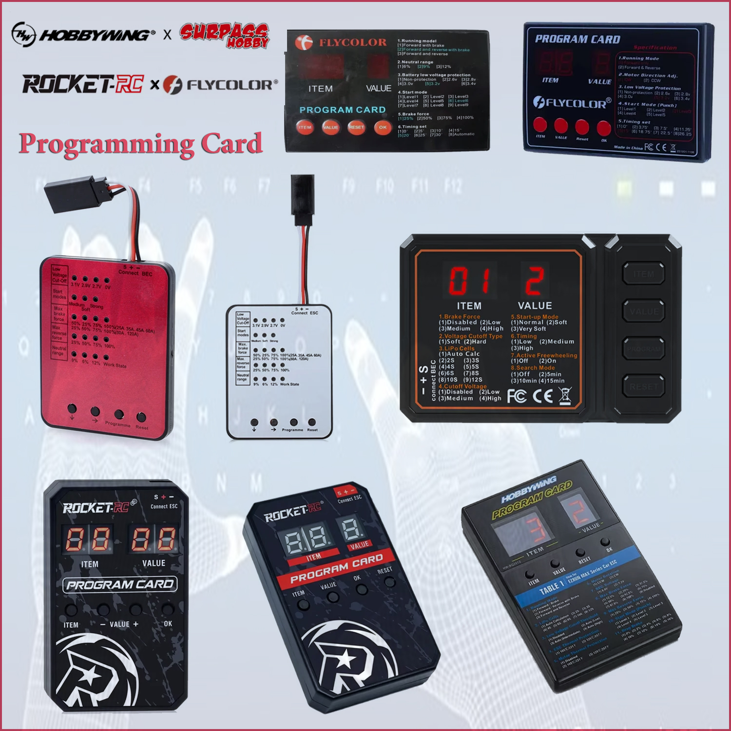 LED Programming Card for Rocke - Rc Hobby Grade Plane incelemesi ve fiyatı