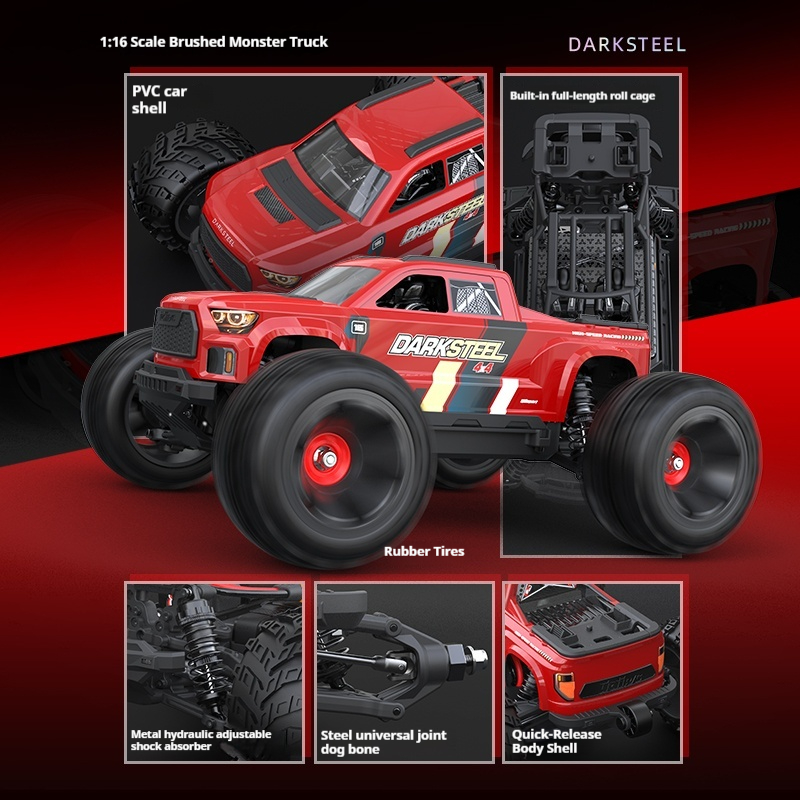 UDIRC UD1610PRO 1/16 RC BigWhe - Rc Hobby Monster Truck incelemesi ve fiyatı