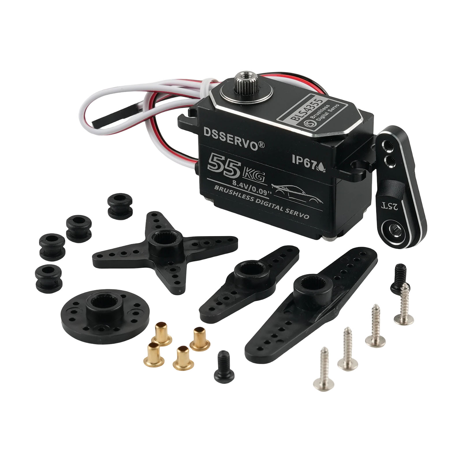 Dsservo BLS4355 55KG Low-profi - Rc Hobby Products incelemesi ve fiyatı