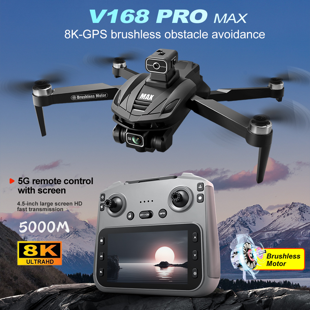 V168 PRO Max GPS Drone 8K Prof - Rc Hobby Charger incelemesi ve fiyatı