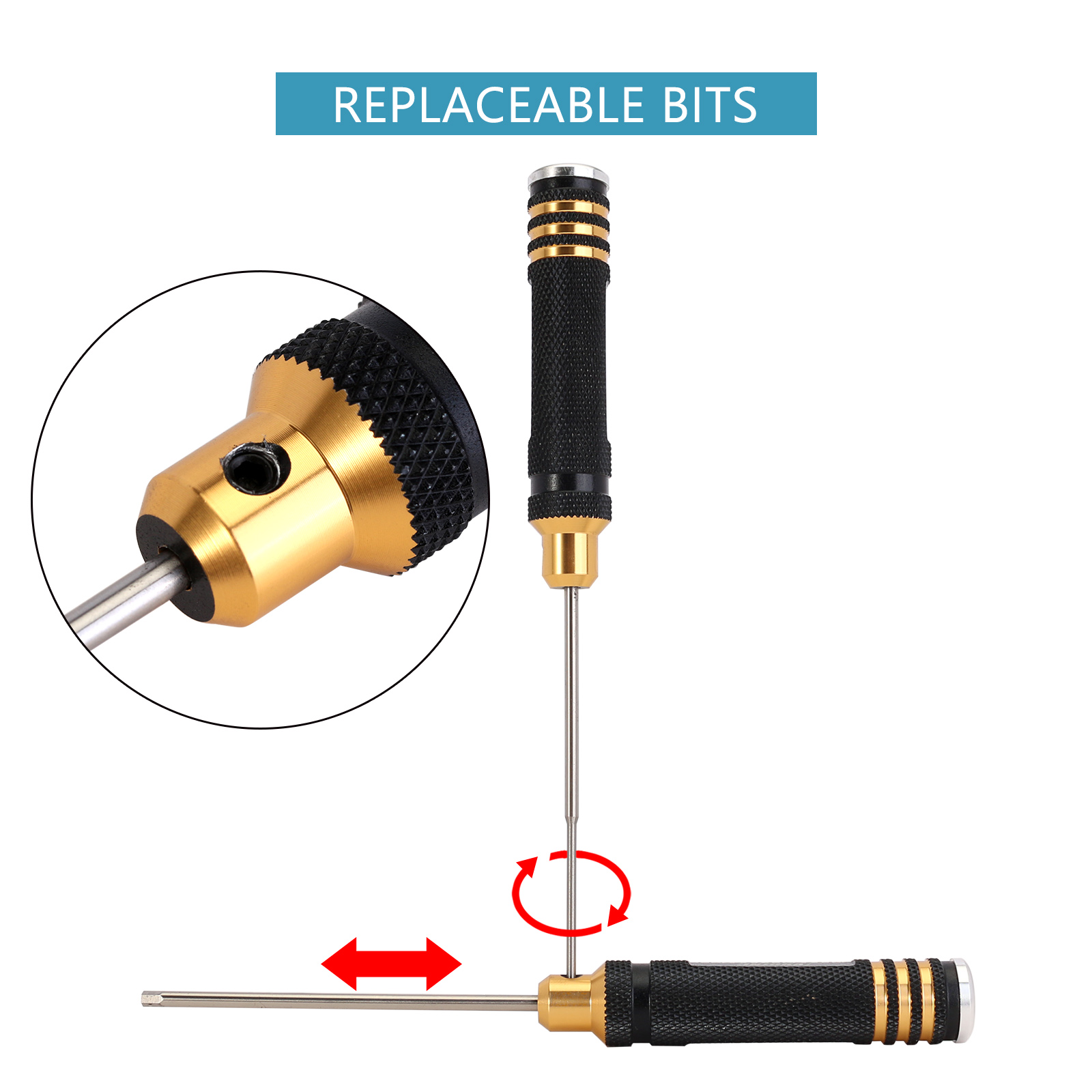 INJORA 7PCS HSS Steel Hex Scre - Rc Hobby Electric Screwdriver incelemesi ve fiyatı