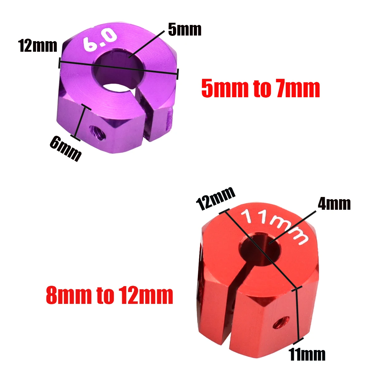 Aluminum 5/6/7/8/9/10/11/12mm  - Rc Hobby Track incelemesi ve fiyatı