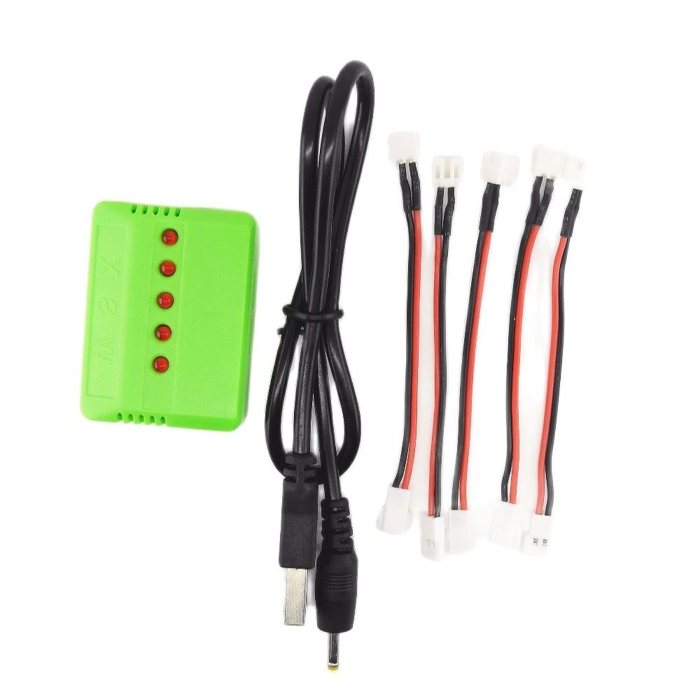 5PCS Cables And 1X 5 In 1 USB  - Rc Hobby Charger incelemesi ve fiyatı