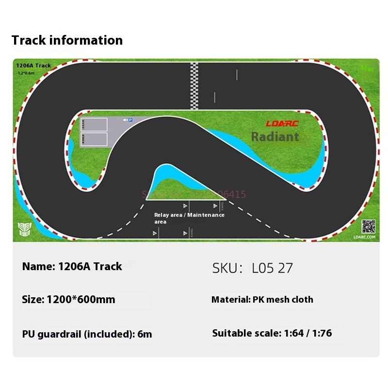 Ldarc Rc V64 1:76 240*120cm Re - Rc Hobby Track incelemesi ve fiyatı
