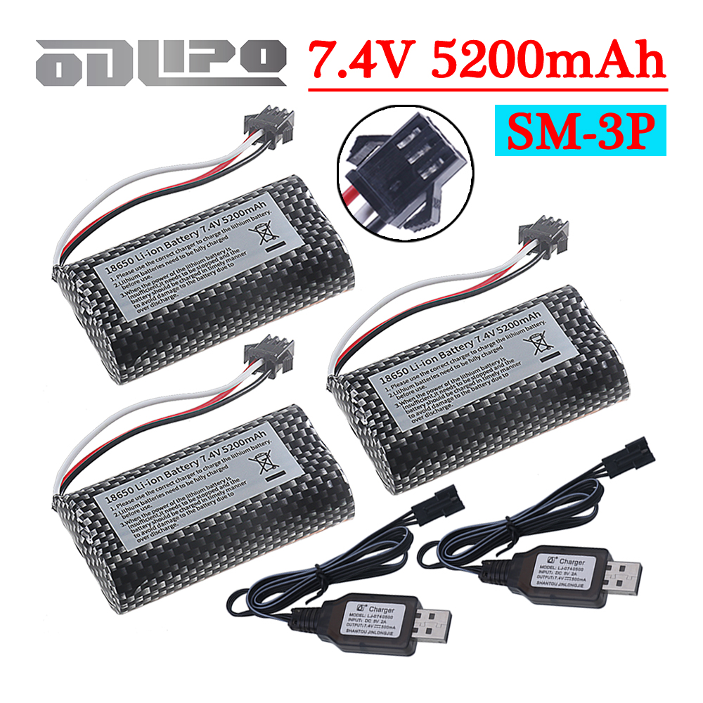 18650 Li-ion 7.4V 5200mAh Batt - Rc Hobby Charger incelemesi ve fiyatı