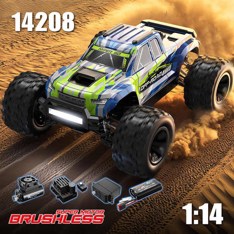 Mjx Hyper Go 1/14  14208 Brush - Rc Hobby Monster Truck incelemesi ve fiyatı