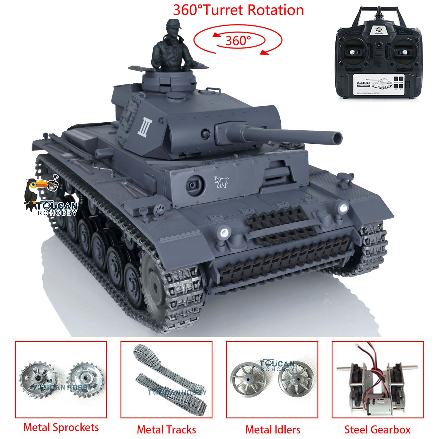 US Sale Henglong 1/16 7.0 Upgr - Rc Hobby Track incelemesi ve fiyatı