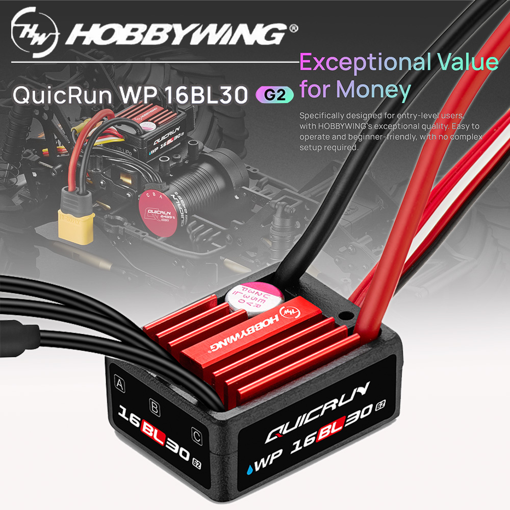 Hobbywing QuicRun WP-16BL30 G2 - Rc Hobby Grade Plane incelemesi ve fiyatı