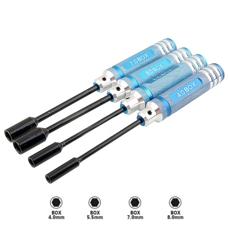 4Pcs Titanium Hex Screwdriver  - Rc Hobby Electric Screwdriver incelemesi ve fiyatı