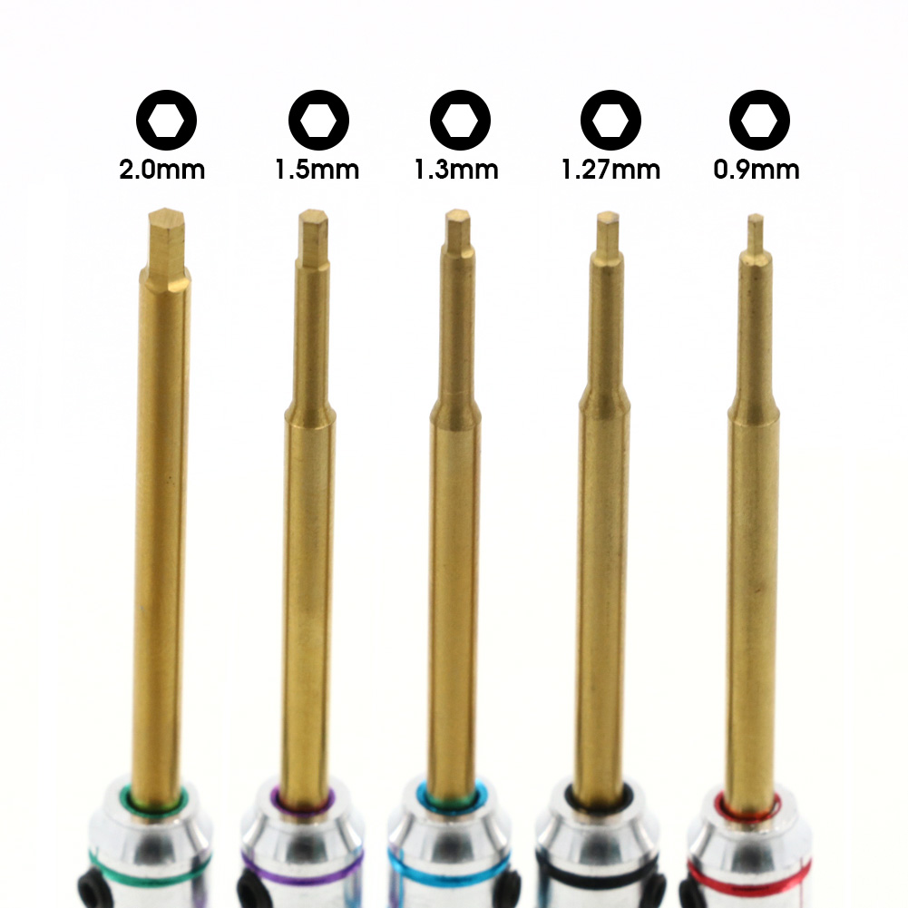 5pcs/set RC Mini 0.9mm 1.27mm  - Rc Hobby Electric Screwdriver incelemesi ve fiyatı
