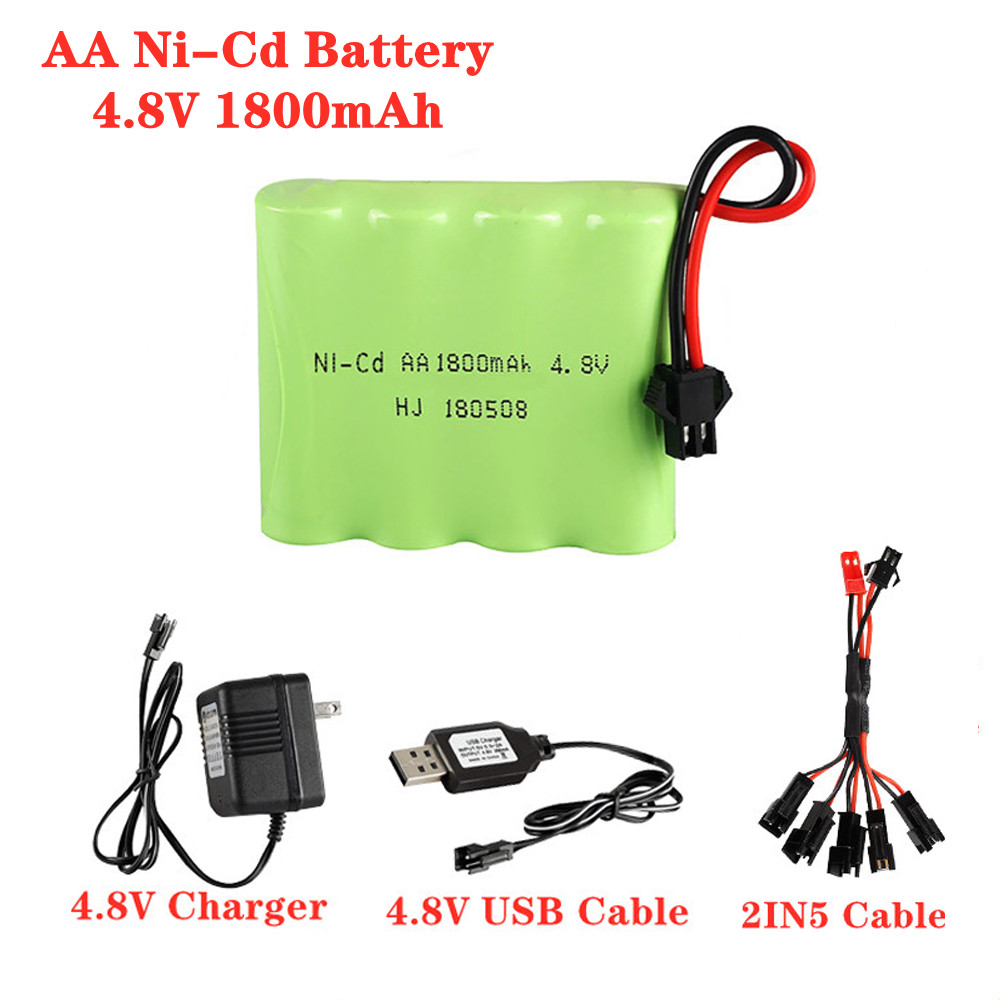 4.8V 1800mAh Ni-Cd AA Battery  - Rc Hobby Charger incelemesi ve fiyatı